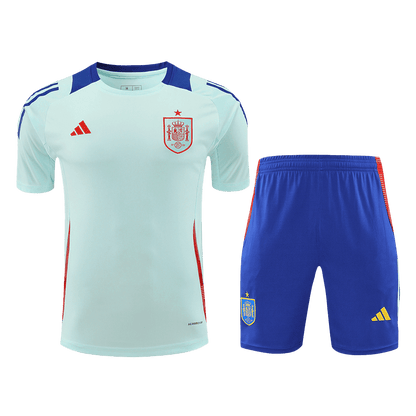 Spain Pre-Match Soccer Jersey Kit(Jersey+Shorts) Euro 2024