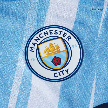 Authentic RODRIGO #16 Manchester City Home Soccer Jersey 2025/26 Blue - Club World Cup