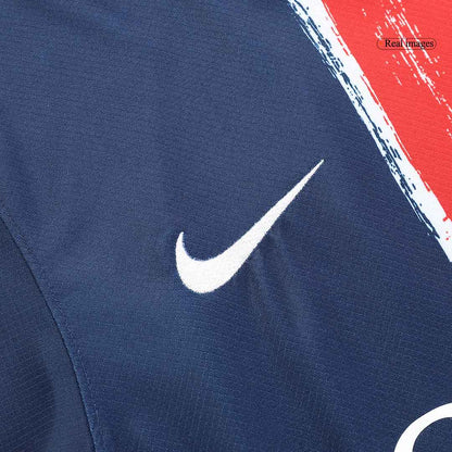 O.DEMBÉLÉ #10 PSG Home Soccer Jersey 2024/25 Navy - UCL