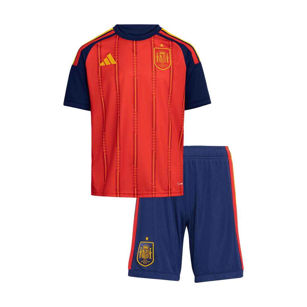 Spain Home Kids Kit (Shirt + Shorts) World Cup 2026