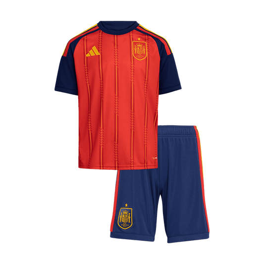 Spain Home Kids Kit (Shirt + Shorts) World Cup 2026