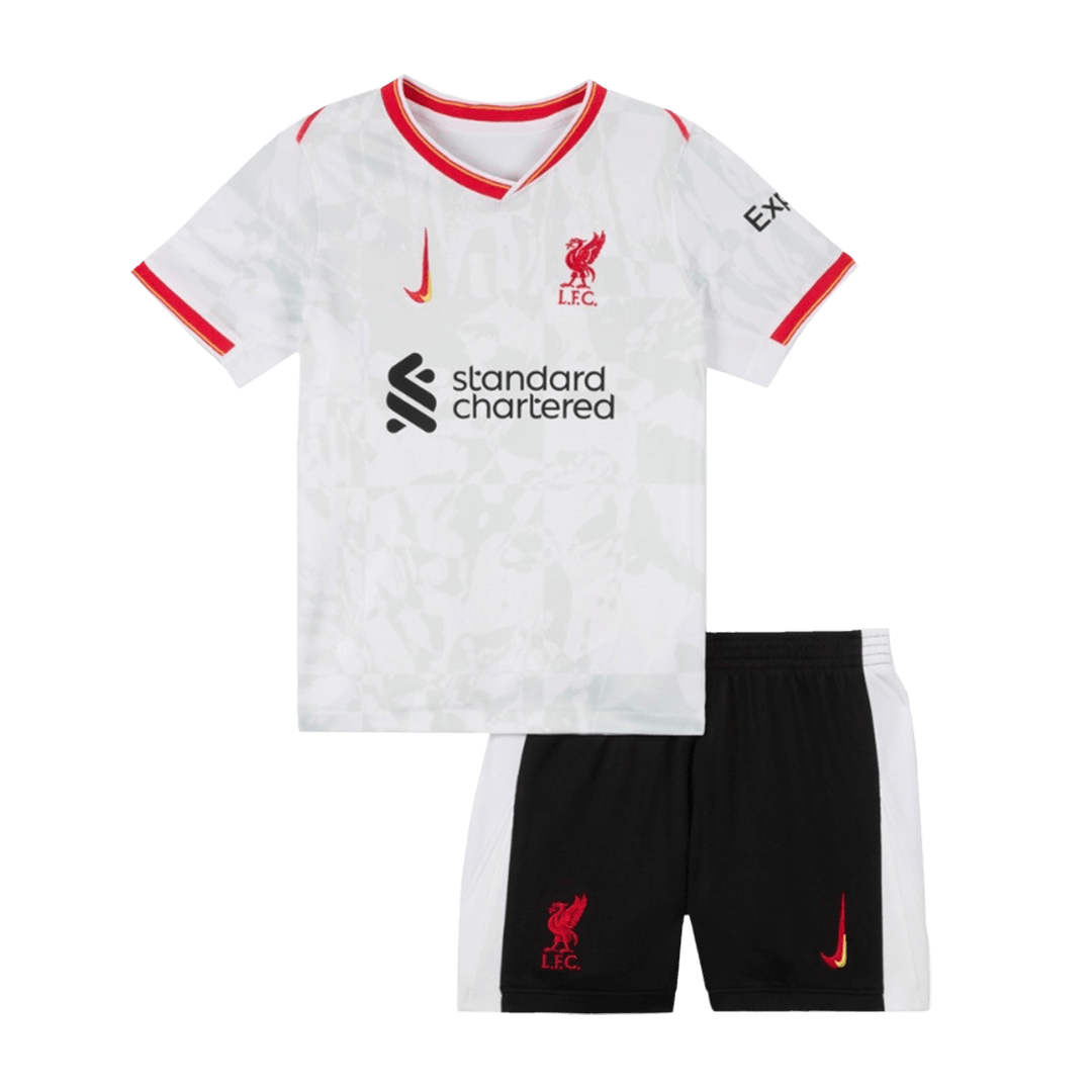Liverpool Cheap Kids Kit Third Away 2024/25 (Shirt+Shorts)
