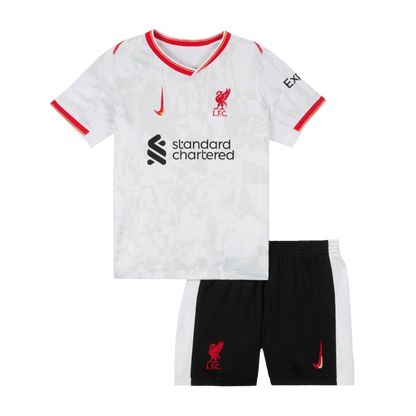 Liverpool Cheap Kids Kit Third Away 2024/25 (Shirt+Shorts)