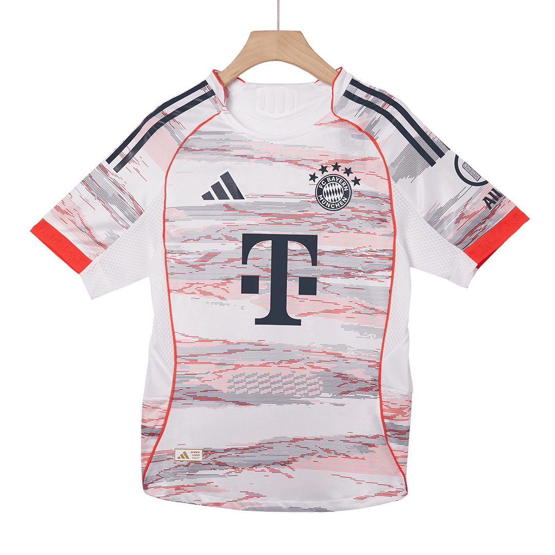 Authentic MÜLLER Special #25 Bayern Munich Away Soccer Jersey 2025/26 White