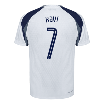 XAVI #7 Authentic Tottenham Hotspur Home Soccer Jersey 2025/26 White - UCL