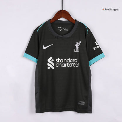 Kid's Liverpool Away Football Shirt Kit(Shirt+Shorts)