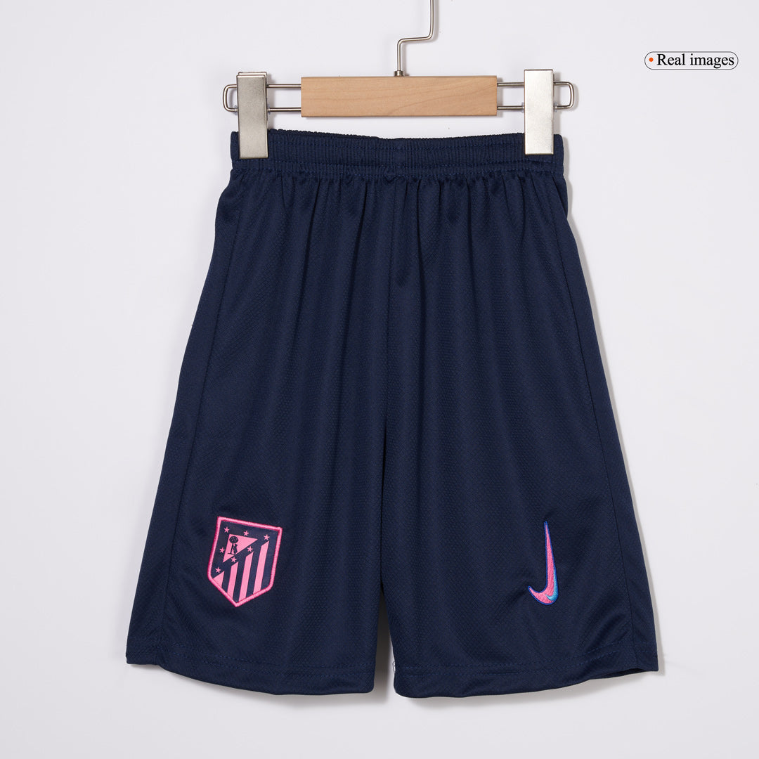 Kid's Atletico Madrid Third Away Soccer Jersey Kit(Jersey+Shorts) 2024/25