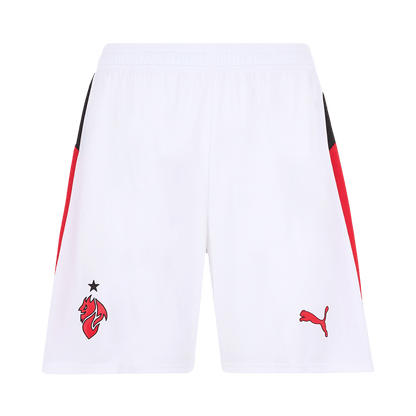 AC Milan Away Soccer Shorts 25/26 White
