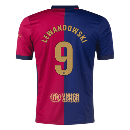 LEWANDOWSKI #9 Barcelona Home Football Shirt 2024/25