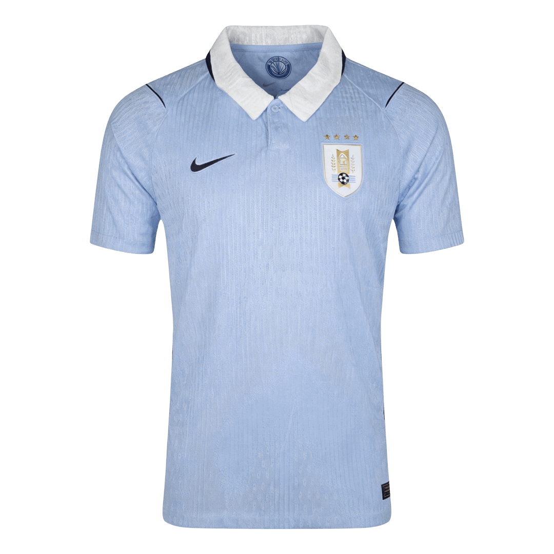 Men's Uruguay Home Shirt 2026 World Cup Version - Slim Fit