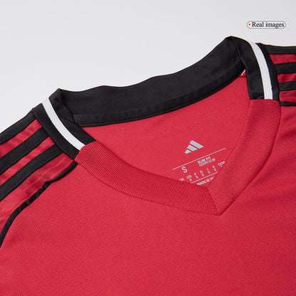 B.FERNANDES #8 Manchester United Home Soccer Jersey 2025/26 Red