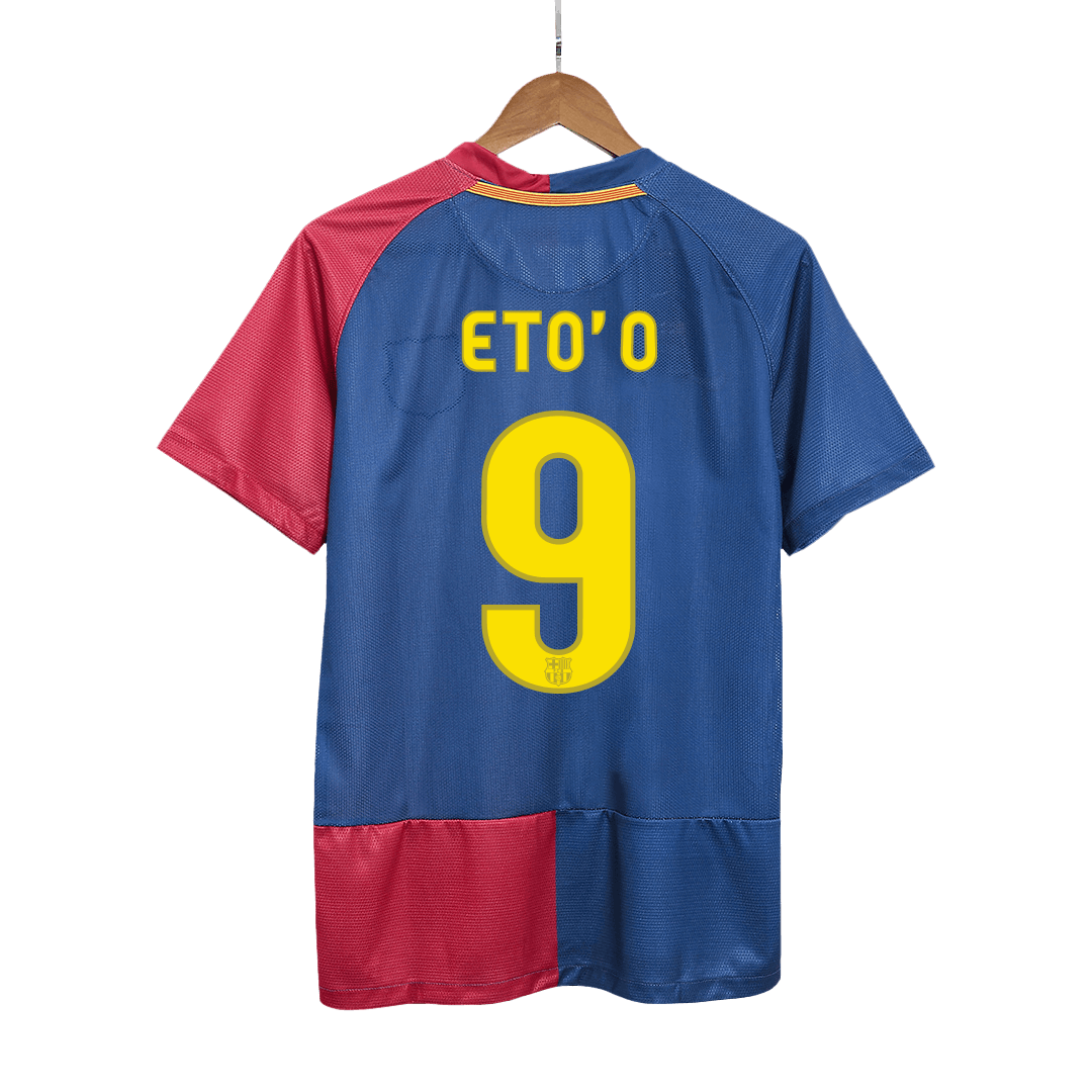 Retro A.INIESTA #8 2008/09 Barcelona Home Soccer Jersey