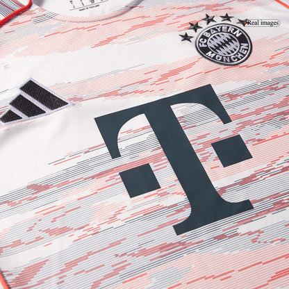 Bayern Munich Away Soccer Jersey Kit(Jersey+Shorts+Socks) 2025/26 White