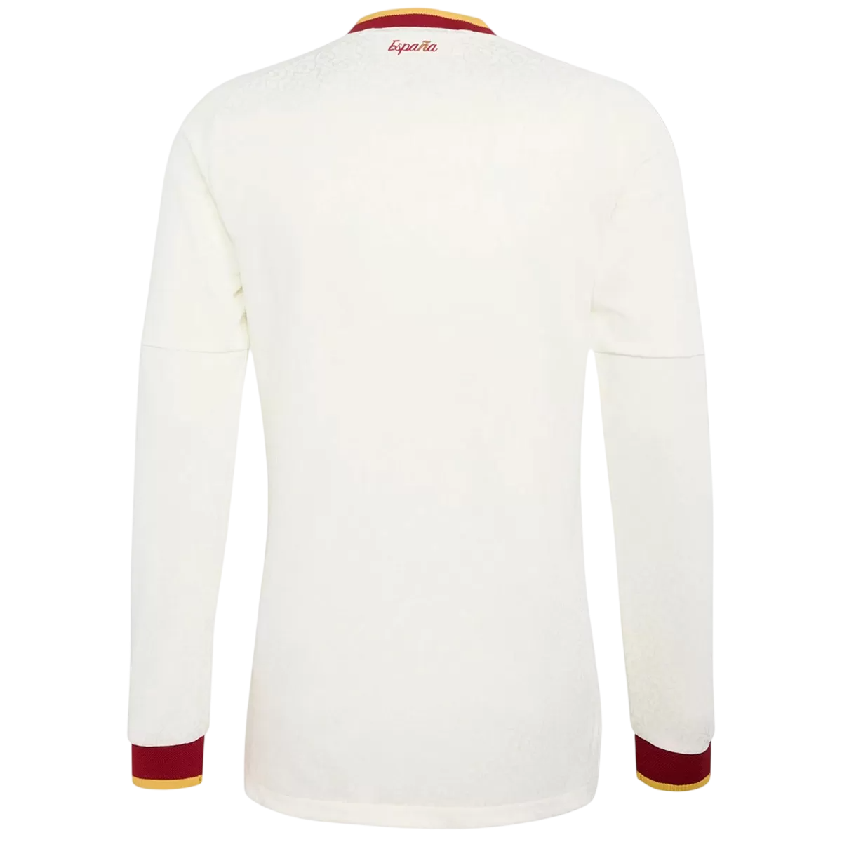Men Fan 2026 Spain Away Long Sleeve Football Shirt World Cup 2026 White