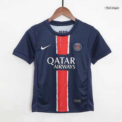 Kid's PSG Home Soccer Jersey Kit(Jersey+Shorts+Socks) 2024/25
