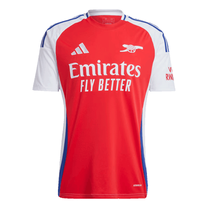 RICE #41 Arsenal Home Soccer Jersey Red