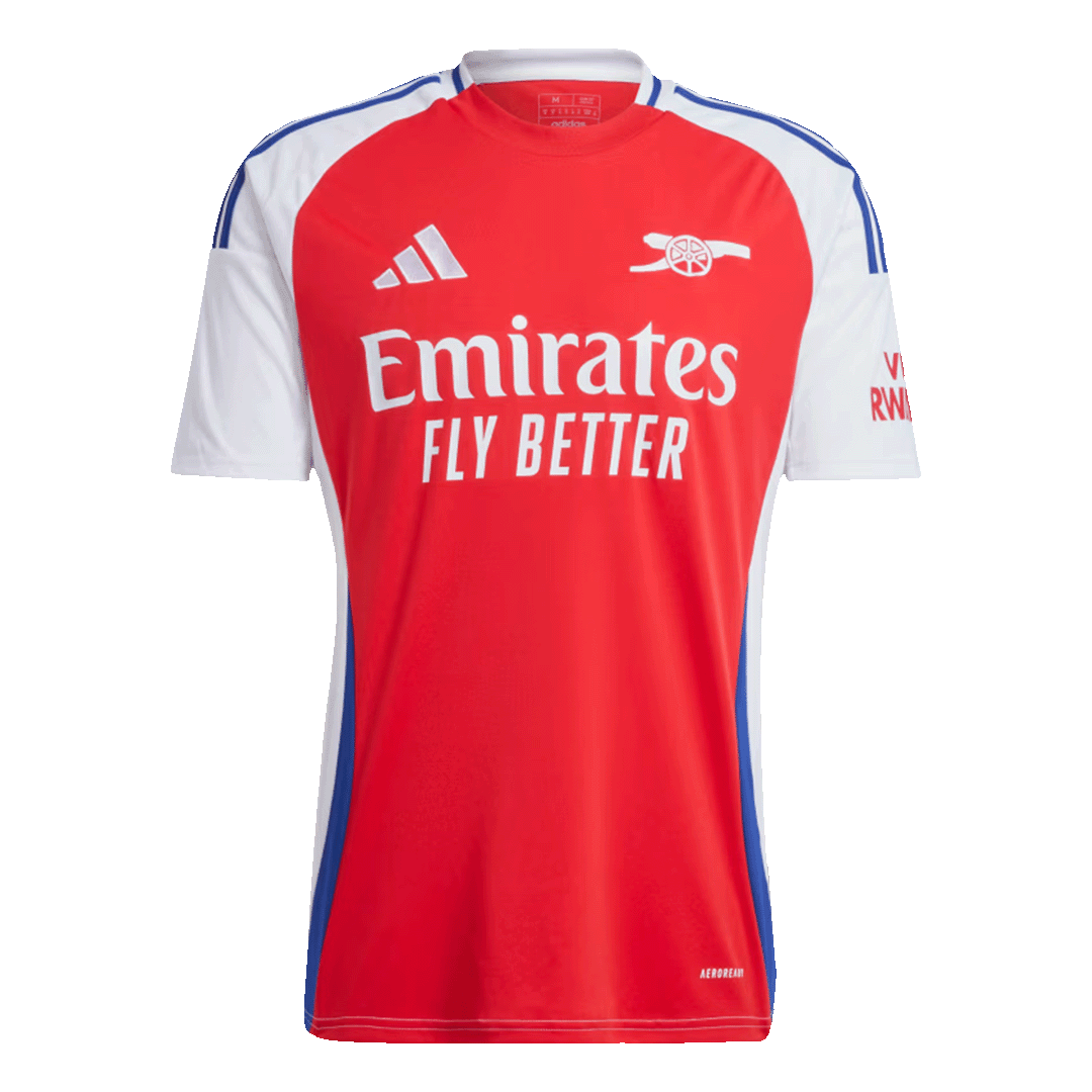 RICE #41 Arsenal Home Soccer Jersey  Red - UCL