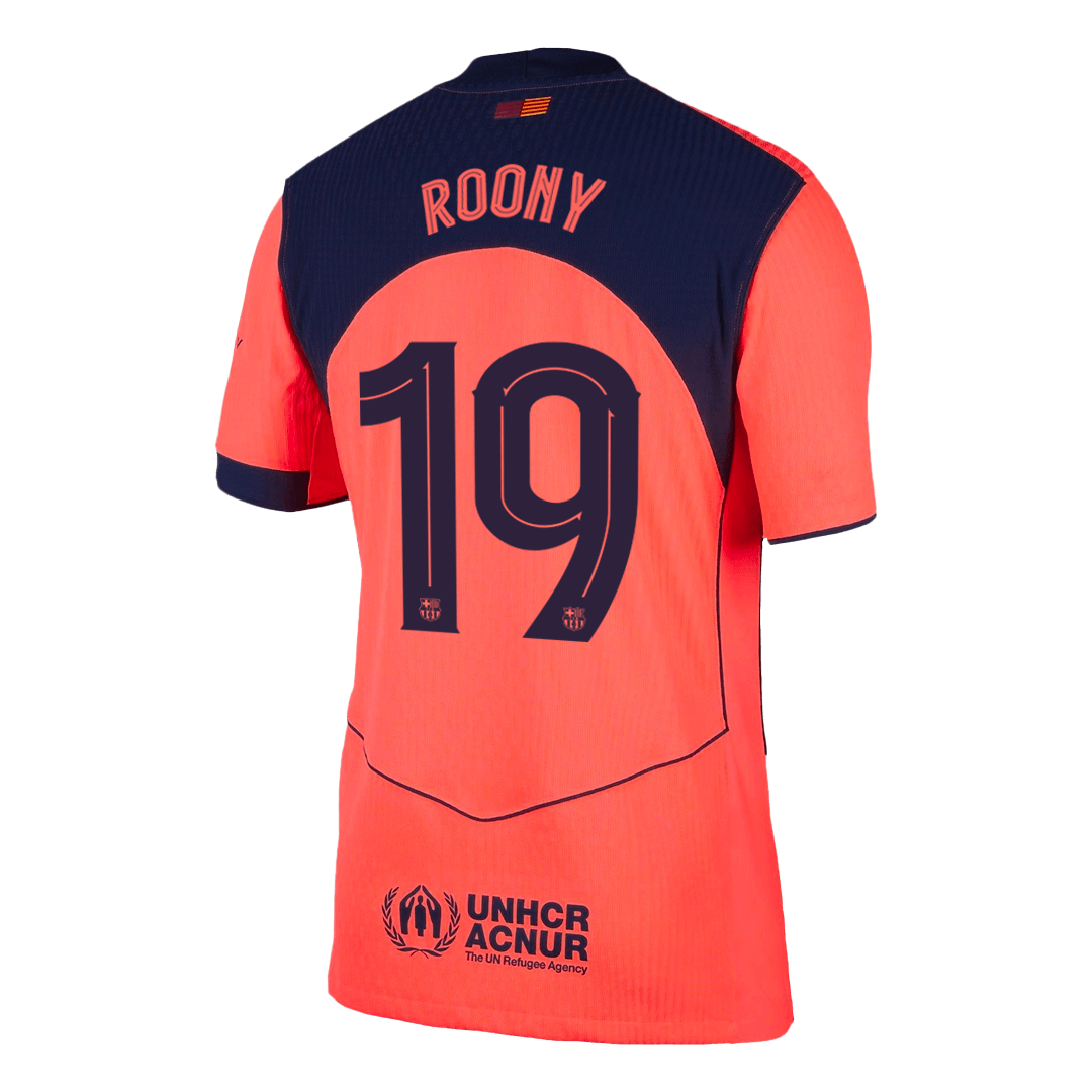 Authentic ROONY #19 Barcelona Third Away Soccer Jersey 2025/26