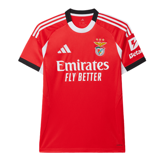 Benfica Home Soccer Jersey 2025/26 Red