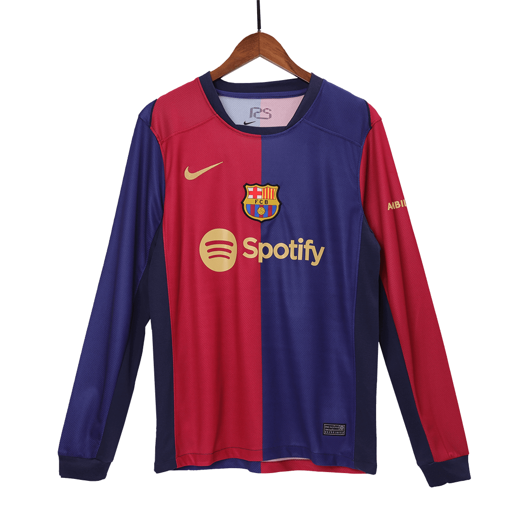 Barcelona Home Long Sleeve Football Shirt 2024/25