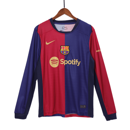 Barcelona Home Long Sleeve Football Shirt 2024/25