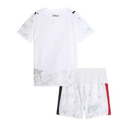 Kid's Manchester City KidSuper Soccer Jersey Kit(Jersey+Shorts) 2025/26 White - Club World Cup
