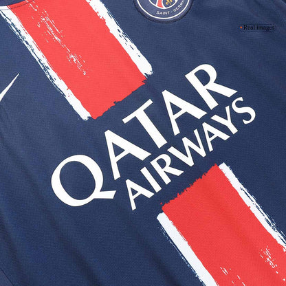 KVARATSKHELIA #7 PSG Home Soccer Jersey 2024/25
