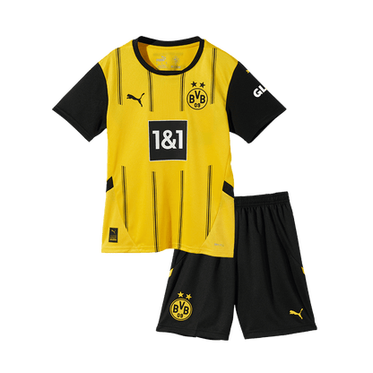 Kid's Borussia Dortmund Home Soccer Jersey Kit(Jersey+Shorts+Socks)