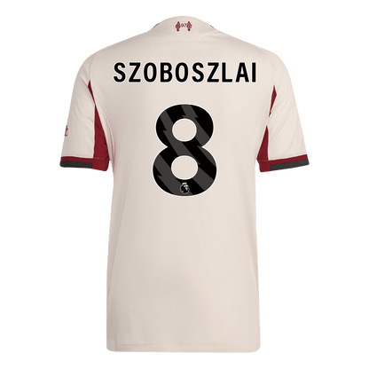 Authentic SZOBOSZLAI #8 Liverpool Away Soccer Jersey 2025/26