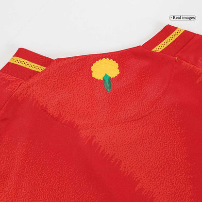 Authentic LAMINE YAMAL #19 Spain Home Soccer Jersey Euro 2024