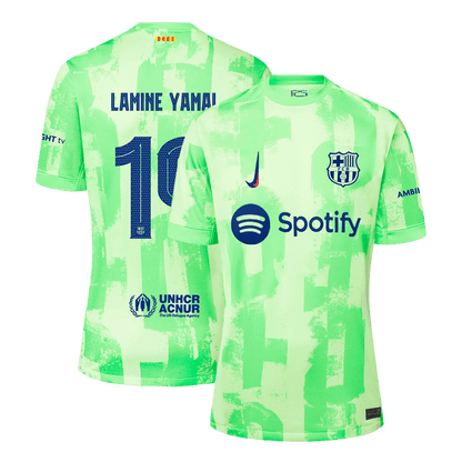 LAMINE YAMAL #19 Barcelona Third Away Soccer Jersey - UCL