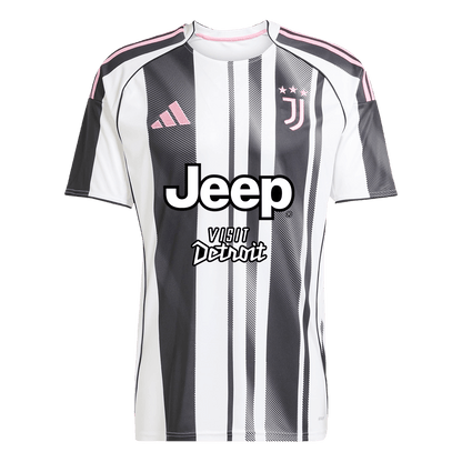 YILDIZ #10 Juventus Home Soccer Jersey 2025/26 Black&White