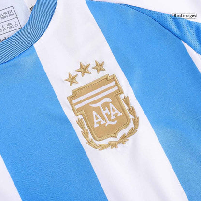 Kid's Argentina Home Soccer Jersey Kit(Jersey+Shorts+Socks) 2024