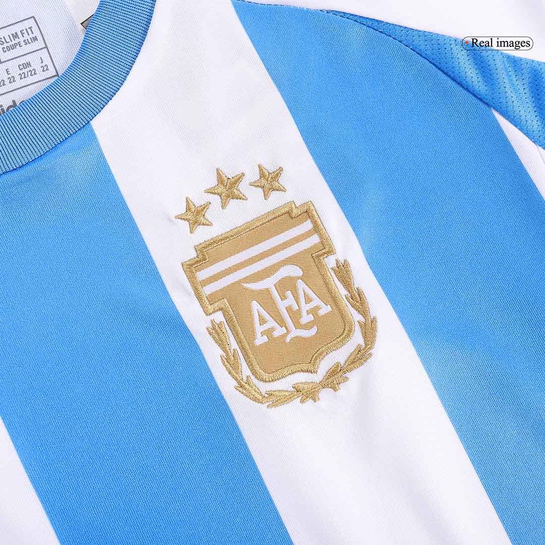 Kid's Argentina Home Soccer Jersey Kit(Jersey+Shorts) 2024