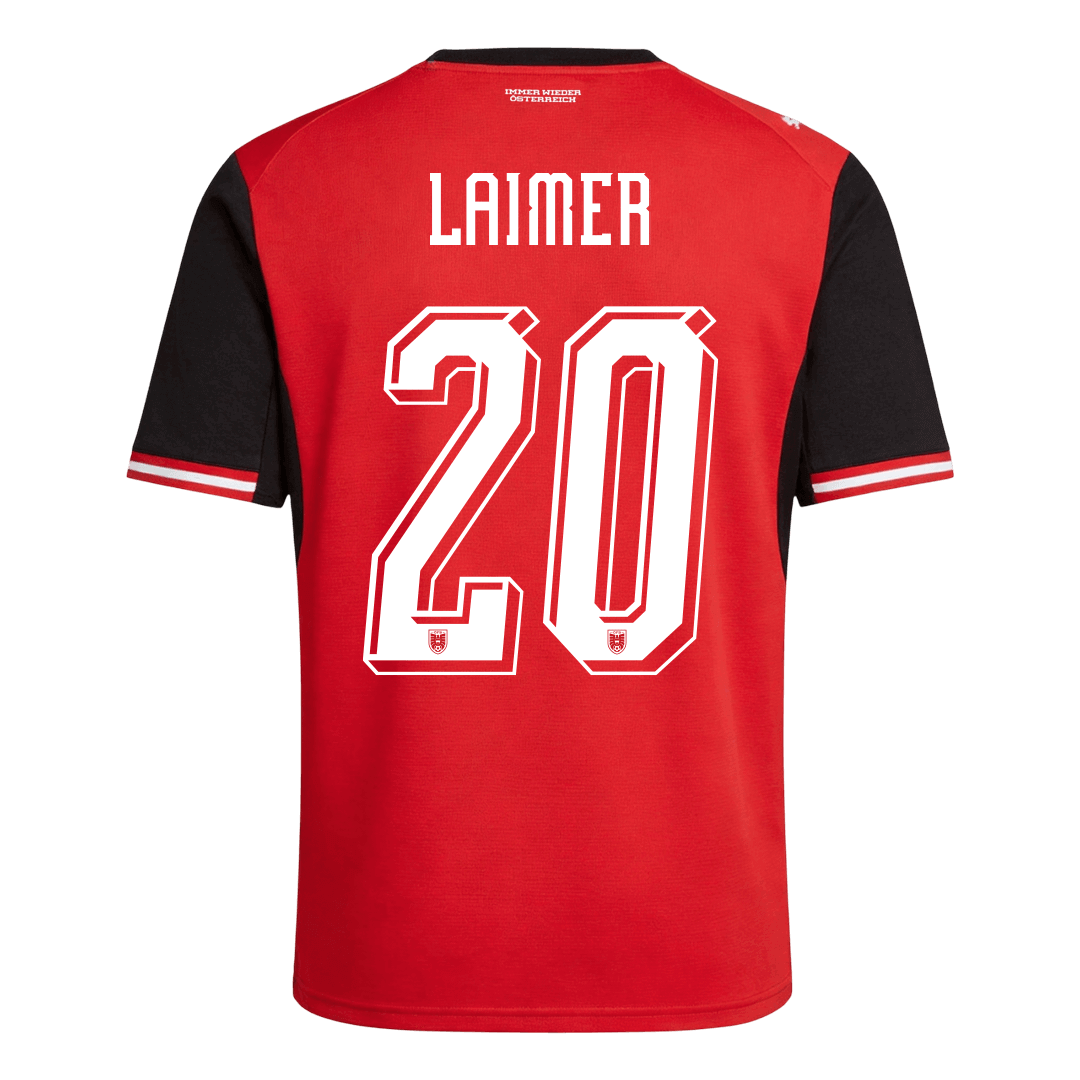 Men's Austria LAIMER Home Jersey #20 World Cup 2026
